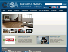 Tablet Screenshot of casasanitarios.com